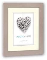 ZEP S.r.l. Regent 2 houten fotolijsten, hout, grijs, voor fotoformaat 30 x 40 cm/40 x 50 cm