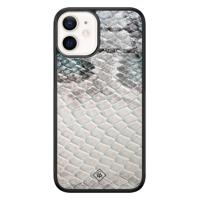 iPhone 12 mini glazen hardcase - Oh my snake