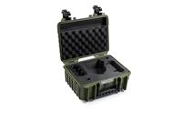B&W International B&W Transportkoffer voor drone DJI Flip Fly More Combo - 3000 (PP.117) brons groen - waterdicht conform IP67-certificering, stofdicht, onbreekbaar en onverwoestbaar, Brons Groen, 37