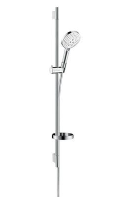hansgrohe Raindance Select S 120 glijstangcombinatie, chroom/wit, lengte glijstang hansgrohe Raindance Select S 120 glijstangcombinatie, chroom/wit, lengte glijstang
