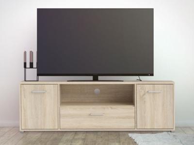 Tv-meubel MACHU 2 deuren 1 lade eik