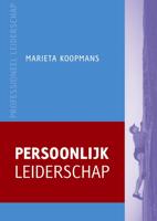 Persoonlijk leiderschap - Marieta Koopmans - ebook