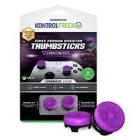 KontrolFreek FPS Freek Frenzy voor Xbox One en Xbox Series X Controller, Performance Thumbsticks, 1 High-Rise, 1 Mid-Rise, Paars/Zwart