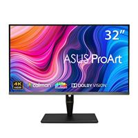 ASUS ProArt PA32UCX-PK 4K HDR IPS Mini LED-monitor - 32 inch, 1200 nits, 10 bit, Dolby Vision, HLG, 1152 zones, 99% DCI-P3, 99,5% Adobe RGB, 100% sRGB/Rec. 709, hardwarekalibratie, Thunderbolt 3
