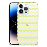 iPhone 14 Pro Max TPU bumper Waves Yellow - thumbnail