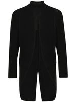 Yohji Yamamoto manteau à design asymétrique - Noir