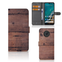 Nokia G50 Book Style Case Old Wood - thumbnail