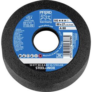 PFERD 63418702 Schuurpan 50 ETT 80-8 A 80 SG STEELOX Diameter: 80 mm 5 stuk(s)