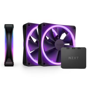 NZXT F120 RGB DUO Triple Pack Computer behuizing Ventilator 12 cm Zwart 3 stuk(s)