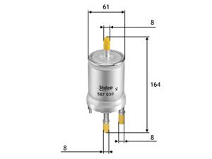 Brandstoffilter VALEO, u.a. für VW, Seat, Skoda, Audi