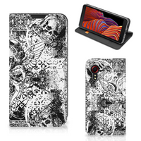 Mobiel BookCase Samsung Galaxy Xcover 5 Skulls Angel - thumbnail