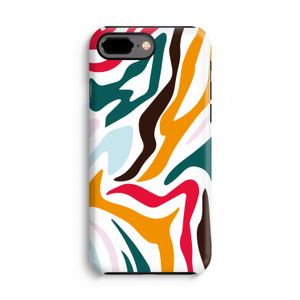 Colored Zebra: iPhone 7 Plus Tough Case