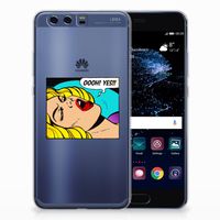 Huawei P10 Plus Silicone Back Cover Popart Oh Yes