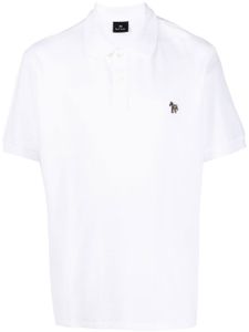 PS Paul Smith polo à patch zèbre - Blanc