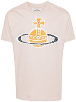 Vivienne Westwood t-shirt en coton à logo Orb imprimé - Tons neutres