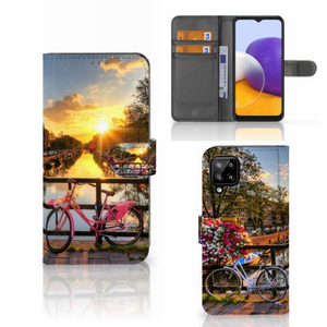 Samsung Galaxy A22 4G | M22 Flip Cover Amsterdamse Grachten