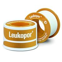 Leukopor Hechtpleister 5 m x 1,25 cm