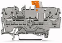 WAGO 2002-1671 Scheidingsklem 5.20 mm Spanveer Toewijzing: L Grijs 1 stuk(s)