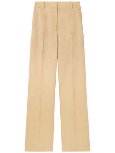 Burberry pantalon en soie EKD à coupe ample - Tons neutres