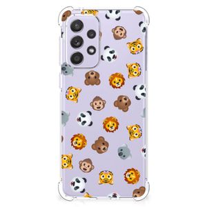 Doorzichtige Silicone Hoesje voor Samsung Galaxy A33 Dieren Emojis