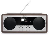 TechniSat DIGITRADIO 451 CD IR Internetradio Internet, DAB+, VHF (FM) AUX, Bluetooth, USB, WiFi, Internetradio Incl. afstandsbediening, Spotify Hout (donker) - thumbnail