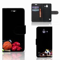Huawei Ascend Y550 Wallet Case met Pasjes Sports