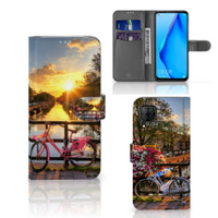 Huawei P40 Lite Flip Cover Amsterdamse Grachten