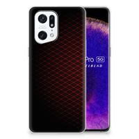 OPPO Find X5 Pro TPU bumper Geruit Rood