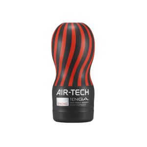 Tenga AIR-TECH STRONG Mannelijke bevrediger Zwart Thermoplastische elastomeer (TPE)