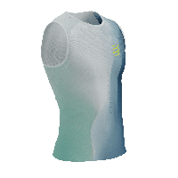 Compressport Performance tank heren - BLAUW - Heren