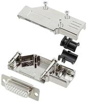 Encitech DCMR15-FK-HDS26-W-K 6355-8066-12 D-SUB Buchsenleisten-Set 90° Polzahl: 26 Lötkelch 1 pc(s)