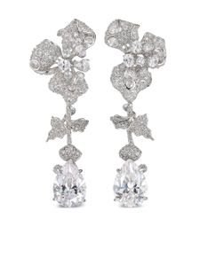 Anabela Chan boucles d'oreilles Orchid en or blanc 18ct - Argent