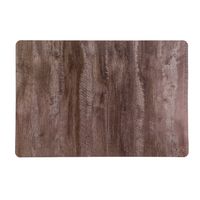 Tafel placemat hout kleur 43 x 28 cm van kunststof - thumbnail