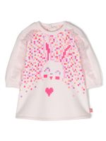 Billieblush robe à imprimé graphique - Rose