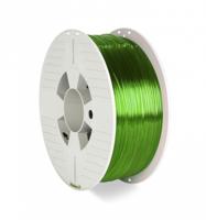 Verbatim 55057 55057 Filament PETG 1.75 mm 1 kg Groen (transparant) 1 stuk(s)