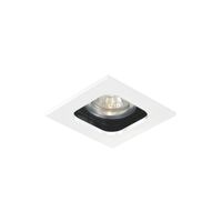 Inbouwspot BWS Led Vierkant 10x10 cm Aluminium Wit Boss & Wessing - thumbnail