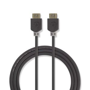 High Speed HDMI-kabel met Ethernet | HDMI-connector - HDMI-connector | 5,0 m | Antraciet