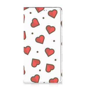 Samsung Galaxy A51 Hoesje met Magneet Hearts