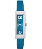 Horlogeband Marc by Marc Jacobs MBM1292 Leder Blauw 10mm - thumbnail