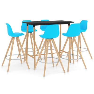 vidaXL 7-delige Barset blauw vidaXL 7-delige Barset blauw