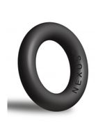 ENDURO+ Thick Silicone Super Stretchy Cock Ring - Black