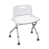 MSV Badkamer Douche stoel - Zittend douchen - 45 x 31 x 66 cm - Inklapbaar