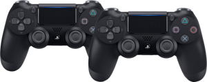 Sony PlayStation 4 Draadloze DualShock V2 4 Controller Zwart Duo Pack