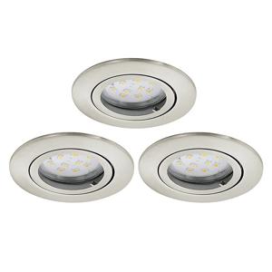 Eglo Inbouw spot Tedo set van 3 nikkel mat 31689