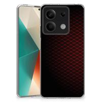 Xiaomi Redmi Note 13 5G TPU bumper Geruit Rood