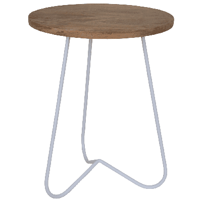 Krukje Ferro 29163 wit + mangohout Krukje Ferro 29163 wit + mangohout