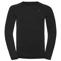Odlo L/S Performance Warm Eco-sweatshirt met blauwe bovenkant en ronde hals voor heren
