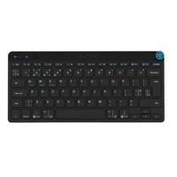 JLab Go Wireless Keyboard - Klein Bluetooth-toetsenbord met 2,4 G USB-connectiviteit, stil draagbaar toetsenbord voor meerdere apparaten voor iPad/iPad Mini/Tablet/PC/Laptop/Android/Apple Mac, plat