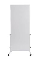 Maul Mobiel whiteboard MAULsolid easy2move (b x h) 1000 mm x 1800 mm Wit Kunststof coating Aan beide zijden te gebruiken, Incl. wielen - thumbnail