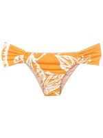 Clube Bossa bas de bikini à imprimé feuillage - Orange